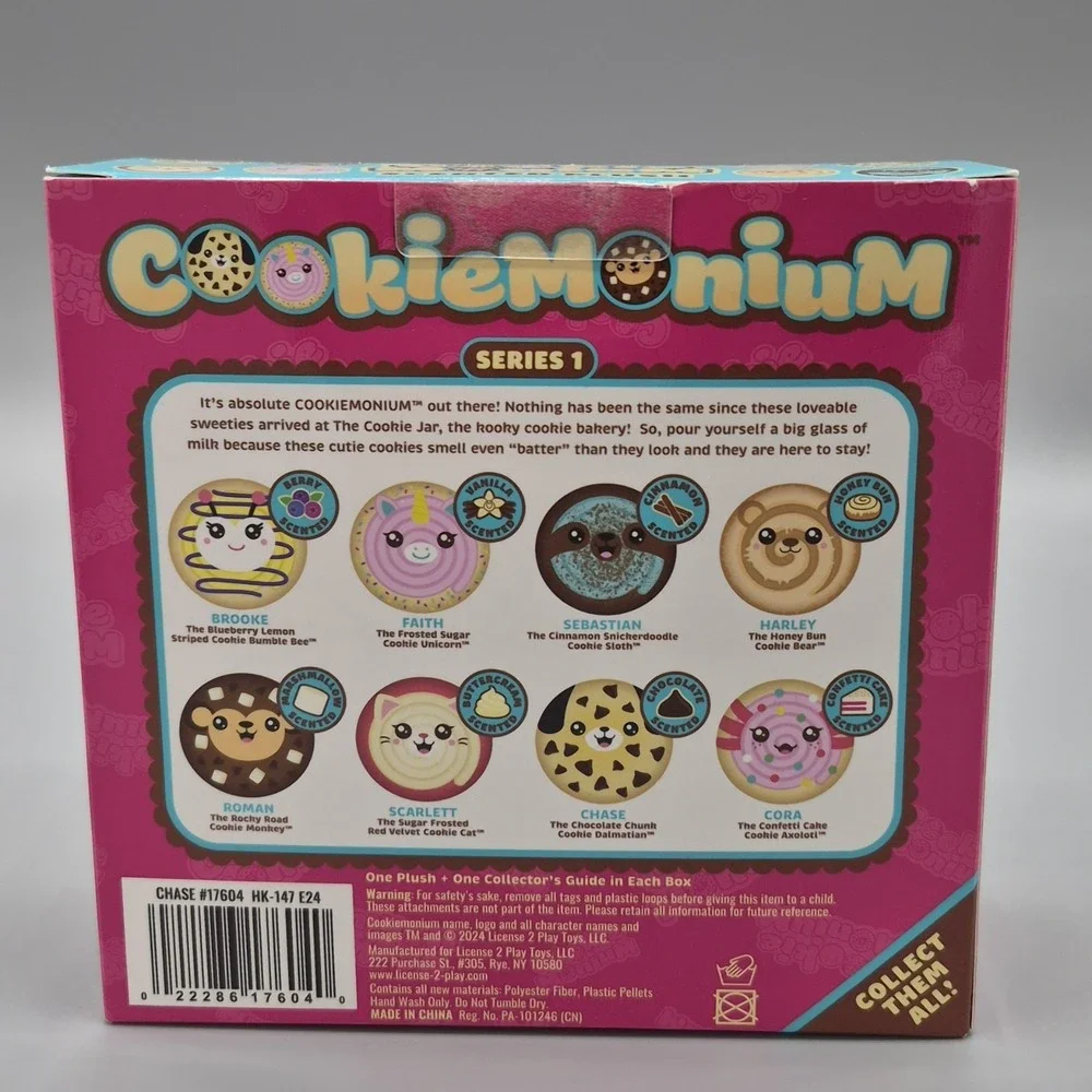 Cookiemonium Chase Scented Cookie Plush Puppy‎ Dog Chocolate Chunk Dalmatian